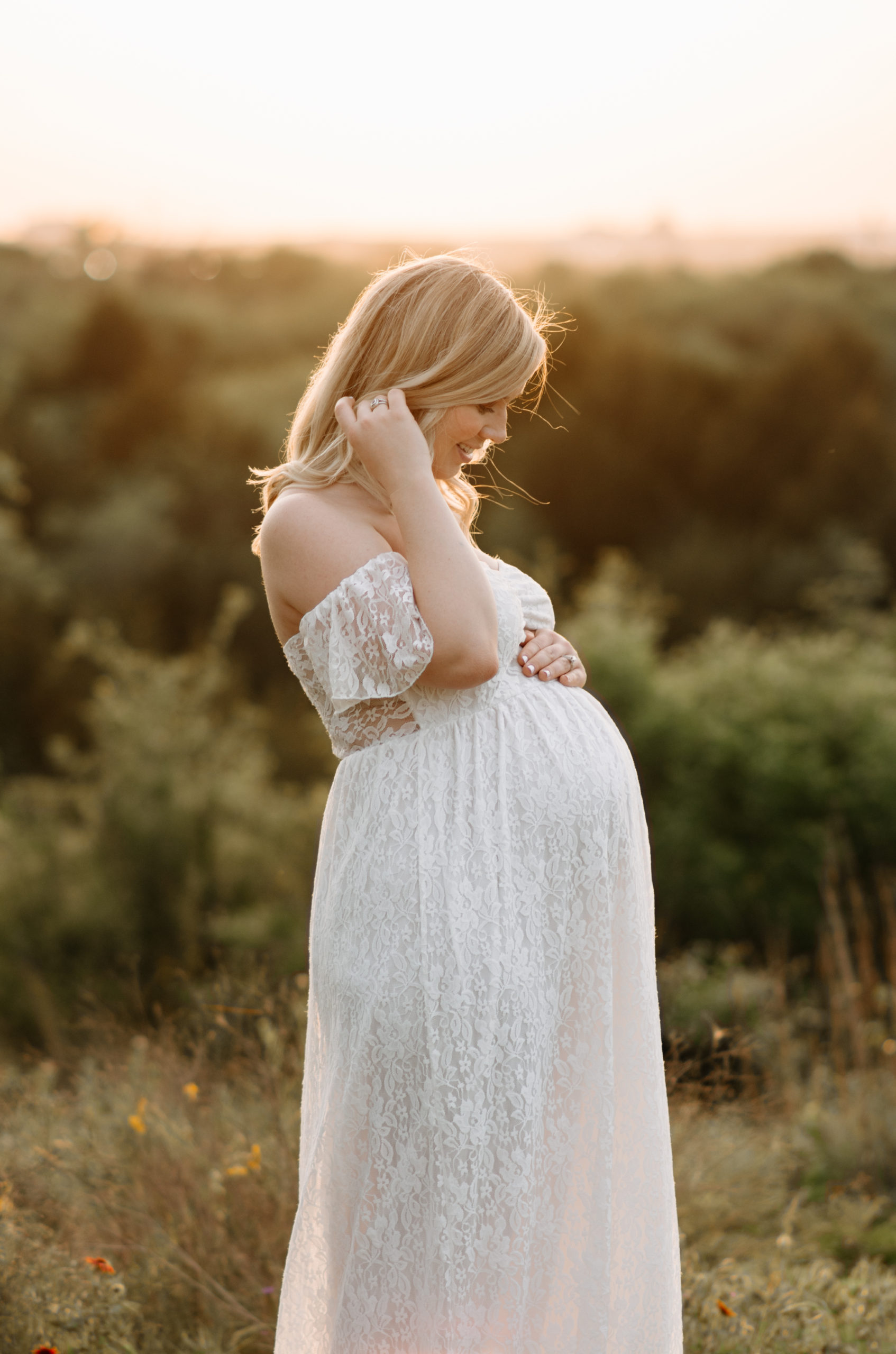 Fort Worth Maternity Photography Sunset Maternity Session Jenna